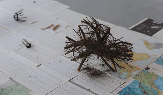 Siniša Ilić's Installation "Surface Mining" Created During Kamov Residency